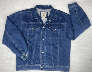 Northwest Territory Cotton Denim Lined Trucker Jean Jacket Mens Sz L EUC - Picture 1 of 9