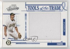2005 Playoff Absolute Memorabilia Tools of the Trade Jumbo Materials Eric Chavez