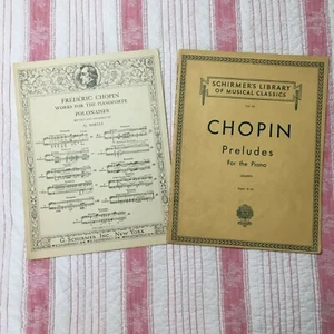 Vintage Chopin Preludes For The Piano and Polonaises by C. Mukuli. [a-17] - Picture 1 of 2