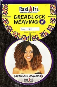 RastAfri Hair 8” Synthetic Dreadlock Weaving Hair-Made in Indonesia - Picture 1 of 11