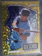 2022 Prizm George Brett Old School Gold Donut Circles #2/10 #OS-6 Disco