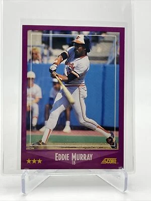 1988 Score Eddie Murray Baseball Card #18 Mint FREE SHIPPING - Image 1 of 3