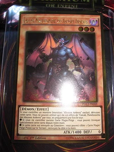 YU-GI-OH! UR GOLD CALCAR MALEBRANCHE DES ABYSSES ARDENTS PGL3-FR048 MINT NEUF - Picture 1 of 1
