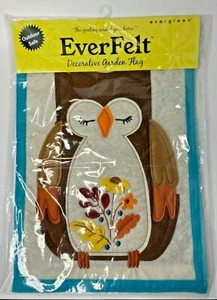 New Everfelt Decorative Garden Flag Owl Design U34 - Picture 1 of 2