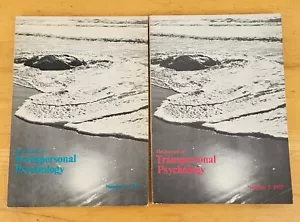 The Journal Of Transpersonal Psychology - Spiritual Psychotherapy Vol 1-2 1977 - Picture 1 of 6