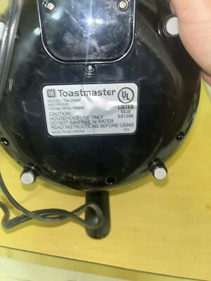 Toastmaster Mini Air Fryer Black - used only a few times - clean inside - dorm - Image 1 of 4