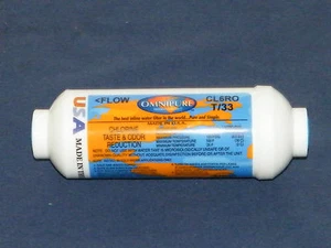 OmniPure Inline Filter CTO Chlorine Taste Odor CL6RO T/33 6" x 1/4" FNPT - Picture 1 of 1
