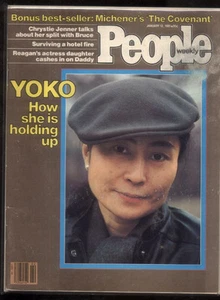 People Weekly January 12 1981 Yoko Ono Chrystie Jenner *MBX6 - Picture 1 of 1