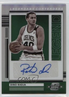 Panini Contenders Optic Legendary 2021-22/149 Dino Radja #LCA-DRA Auto Salón de la fama Foto 1 de 2
