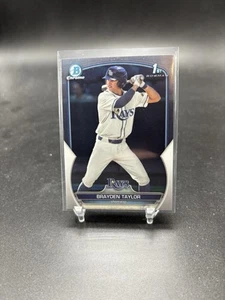 Brayden Taylor 2023 Bowman Draft Chrome 1st #BDC-60 Tampa Bay Rays RC - Picture 1 of 2