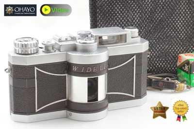 [Almost MINT] Rare PANON WIDELUX FV Panoramic Wide 35mm Film Camera From JAPAN - Image 1 of 4