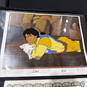 Bravestarr Animation Cartoon Production Cel and Background Filmation 1987 & COA - Picture 1 of 3