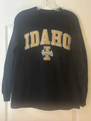 University Of Idaho Vandals Fanatics Brand Adult Medium Long Sleeve Black Shirt. - Image 1 of 3