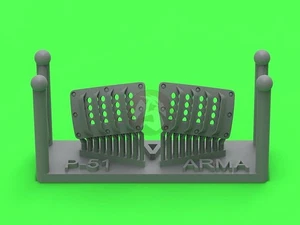 Master 1/72 Vergaser Luftfilter Deckel RAF Lvrd A P-51 Mustang Arma AM-72-172 - Bild 1 von 1