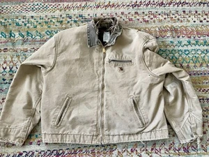 Vintage Carhartt Detroit Blanket Lined Jacket (Sz XXL) J97 DES Desert - Picture 1 of 24