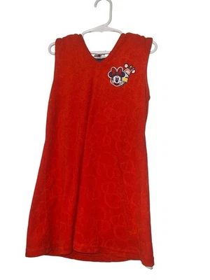 Disney Store Minnie Mouse Rojo Terry Niñas Capucha Helado Natación Cubrir 5/6 Foto 1 de 4