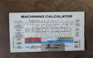 Machining Slide Calculator - Picture 1 of 2