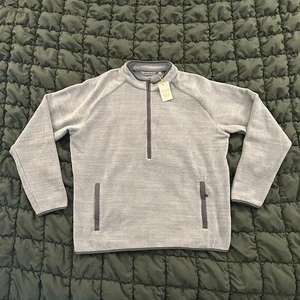 Peter Millar Fade Half Zip Pullover | Mens size XL | Gale Grey | New with Tags - Picture 1 of 6