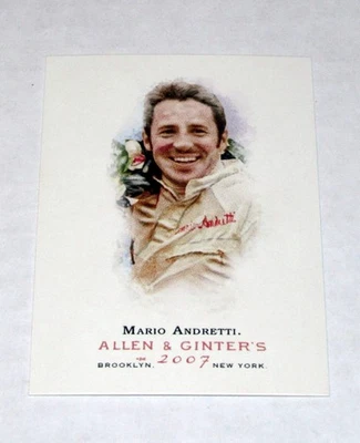 2007 Topps Allen & Ginter 19 Mario Andretti Rookie  Racing - Image 1 of 2