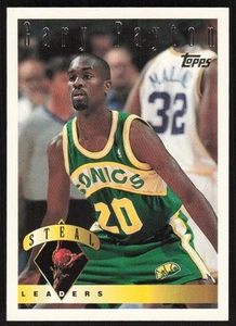 1995-96 Topps Gary Payton Steals Leader Card #23 - Seattle SuperSonics - Bild 1 von 2