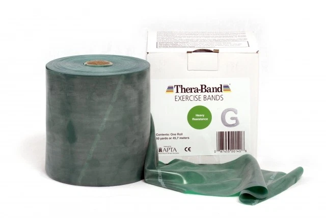 Thera-Band® Übungsband Grün 45,5m Rolle Theraband Teraband