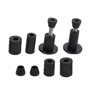 Sleek and Stylish Black Bar End Covers 2Pcs Set CNC Aluminium 22mm Diameter - Picture 1 of 7