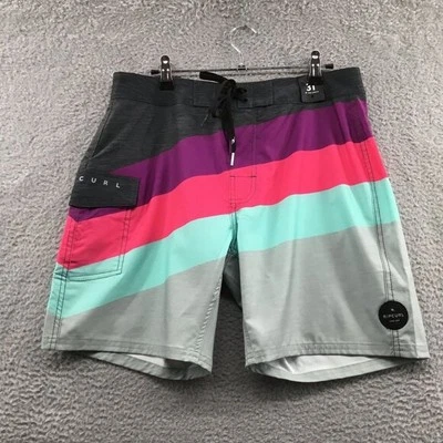 Rip Curl Men's 18" Swim Trunks Shorts Multi 31 - Image 1 of 3