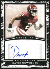 2022 SAGE Artistry Autographs White #ADO David Ugwoegbu Auto