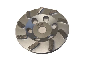 5" Cup Wheel Fast Surface Grinding of Concrete& Stone, 7/8" Non-Threaded Arbor - Picture 1 of 3