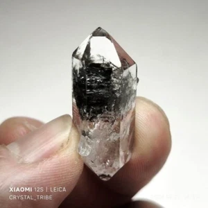 7g Natural Black Phantom Herkimer Diamond DT Quartz Crystal Healing Stone 4974 - Picture 1 of 15