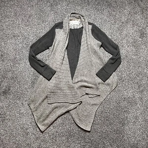 Anthropologie Saturday Sunday Open Cardigan Size 12UK 8US M Waterfall Knit Boho - Picture 1 of 16