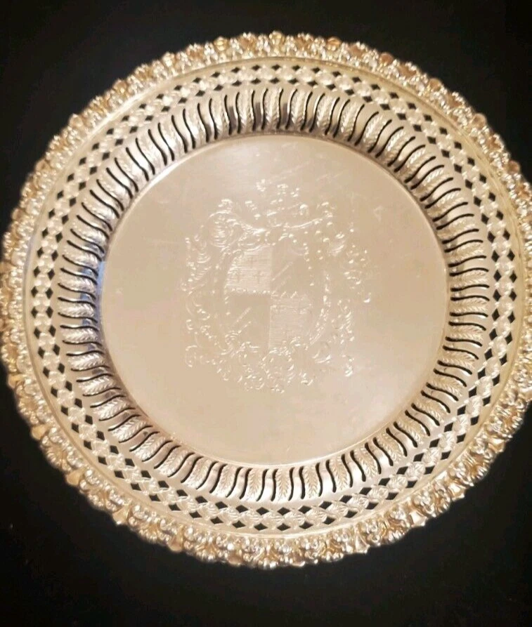 Sheffield Antique US Silver-Plated Platters & Trays for sale | eBay