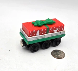 Thomas & Friends Wooden Railway Train Tank Musical Jingle Bells Gift Car Red Grn - Picture 1 of 4