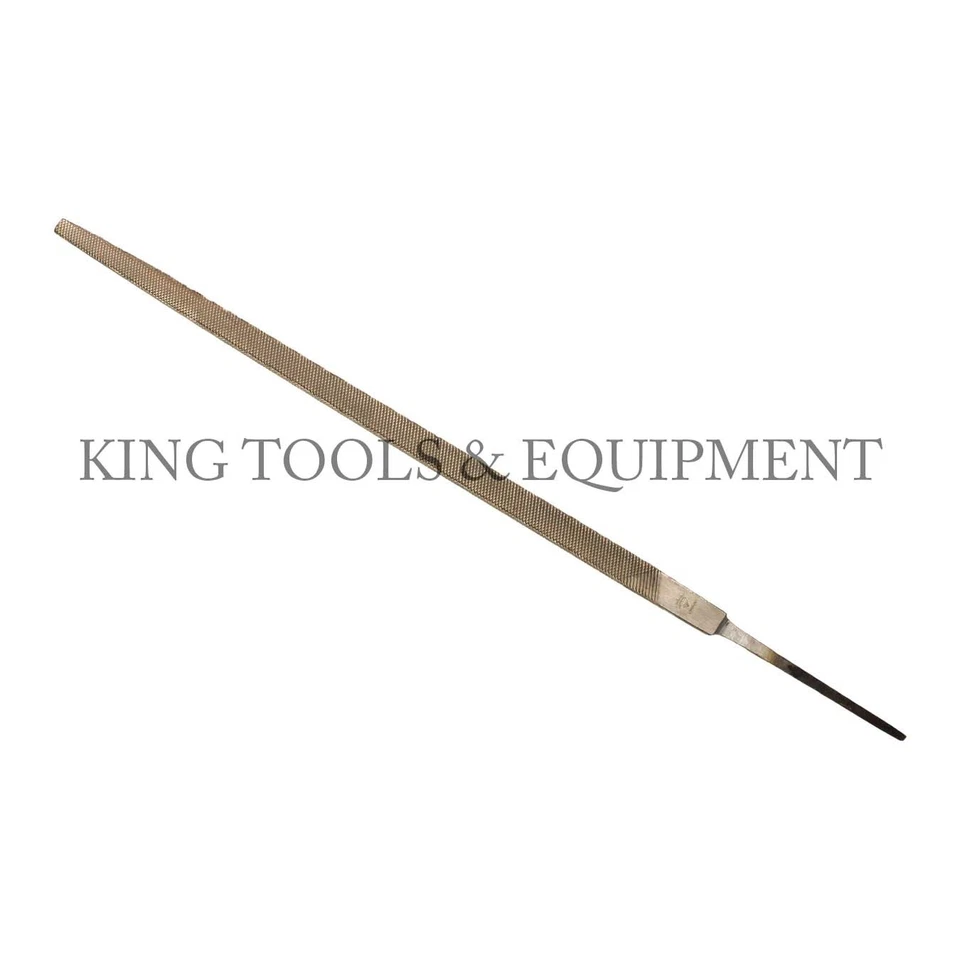 New KING 3/8" x 10"Bastard Cut SQUARE FILE, Double Cut, Steel, American Grading - Image 1 of 2