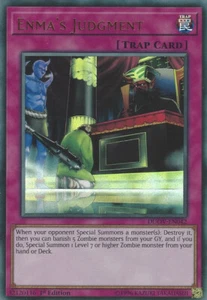 YGO-4x-Near Mint-Enma's Judgment - DUOV-EN042 - Ultra Rare - 1st Edition-Duel Ov - Picture 1 of 1