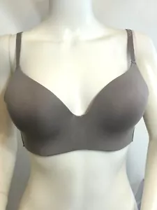 Sujetador Nautica Intimates 36C Gris Acolchado Sin Alambres Ajustable Logo Suave Clásico - Imagen 1 de 14