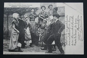 AK animierte Postkarte Lied von Jean Rameau illustriert - Berry - La Charibaude - Bild 1 von 2
