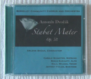Berkeley Community Chorus and Orchestra: Dvorak Stabat Mater Op. 58 (2 CDs) New - Picture 1 of 2