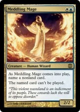 [1x] Meddling Mage - Foil - Slight Play, English - Alara Reborn MTG Magic