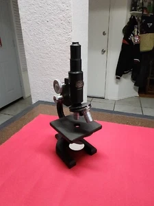 Vintage Spencer Buffalo USA Mechanical Microscope No.245893 Works Good Condition - Picture 1 of 14