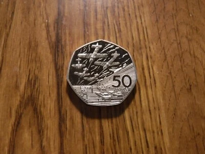 ONE GREAT BRITAIN 50 PENCE 1994 D-DAY COMMERATIVE PROOF COIN (G188) - Image 1 of 2