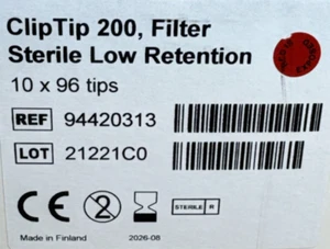 Thermo Scientific 94420313 ClipTip 200 μL gefilterte sterile Spitzen mit geringer Retention Cs - Bild 1 von 8