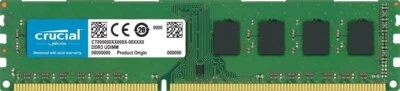 CRUCIAL CT25664BD160B 2GB DDR3L 1600MT/s PC3L-12800 DIMM 240 Pin Memory  - Image 1 of 2