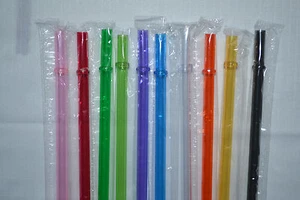 Reusable Straws Clear Solid Colors Plastic Acrylic 9” Rings BPA Free Sealed #3 - Picture 1 of 33