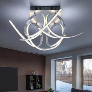 LED Cristallo Luce Lusso Coprire Faretto Oscillante Lampada Regolatore Effetto - Foto 1 di 5