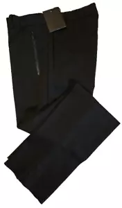 X Suit 1-P-Slim Black 34 Lined Dress Pants-poly/viscose & Spandex Blend - Picture 1 of 7