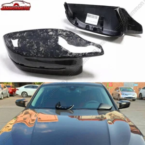 Real Carbon Fiber Forged Mirror Cover Caps For BMW G20 G28 G22 G30 G11 G38 G32 - Picture 1 of 12