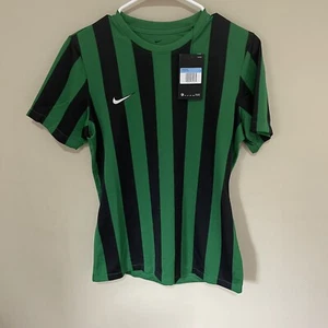 Nike US SS Striped Division IV Jersey Pine Green/Black Women’s CW3818-302 Med - Picture 1 of 7