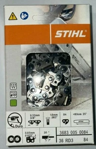 36RD3 84 STIHL NEU HARTMETALL-KETTENSÄGE KETTENSÄGE 24 Zoll 3/8 063 84 25 ZOLL KLINGE - Bild 1 von 1