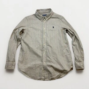 Ralph Lauren Shirt Boys Size Large 14 - 16 Button Up With Collar - Picture 1 of 13